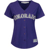 Image of Charlie Blackmon Colorado Rockies Majestic Women's Cool Base Replica Player Jersey – Purple 2019