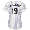Image of Charlie Blackmon Colorado Rockies Majestic Women's Cool Base Replica Player Jersey – White 2019