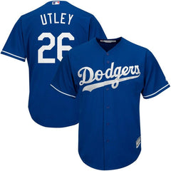 Chase Utley Los Angeles Dodgers Majestic Official Cool Base Player Jersey - Royal 2019