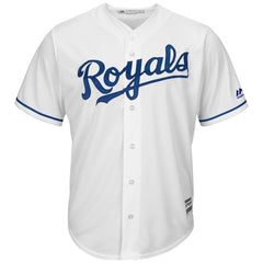Cheslor Cuthbert Kansas City Royals Majestic Home Cool Base Player Jersey – White 2019