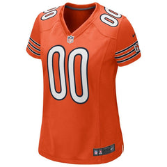 Chicago Bears Women's Alternate Custom Game Jersey – Orange 2019