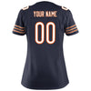 Image of Chicago Bears Women's Custom Game Jersey - Navy Blue 2019