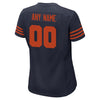 Image of Chicago Bears Women's Custom Throwback Game Jersey - Navy 2019