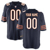 Image of Chicago Bears Youth Custom Game Jersey - Navy 2019