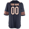 Image of Chicago Bears Youth Custom Game Jersey - Navy 2019