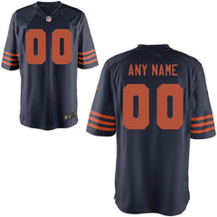 Chicago Bears Youth Game Custom Jersey – Navy 2019