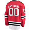 Image of Chicago Blackhawks Home Breakaway Custom Jersey - Red 2019