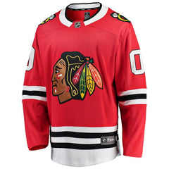 Chicago Blackhawks Youth Home Breakaway Custom Jersey - Red 2019