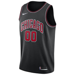 Chicago Bulls Custom Swingman Jersey Black - Statement Edition 2019