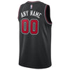 Image of Chicago Bulls Custom Swingman Jersey Black - Statement Edition 2019