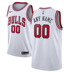 Chicago Bulls Custom Swingman Jersey White - Association Edition 2019