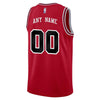 Image of Chicago Bulls Swingman Custom Jersey Red - Icon Edition 2019