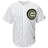 Image of Chicago Cubs Majestic Memorial Day Cool Base Team Jersey - White 2019