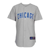 Image of Chicago Cubs Majestic Official Cool Base Jersey - Gray 2019