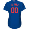 Image of Chicago Cubs Majestic Women's Alternate Cool Base Custom Jersey - Royal 2019