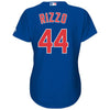 Image of Chicago Cubs Majestic Women's Cool Base Player Jersey - Royal 2019