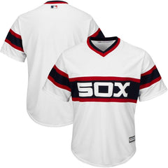 Chicago White Sox Majestic Throwback Official Cool Base Jersey - White 2019