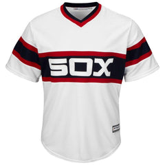 Chicago White Sox Majestic Throwback Official Cool Base Jersey - White 2019