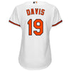 Image of Chris Davis Baltimore Orioles Majestic Women's Cool Base Player Jersey - White 2019