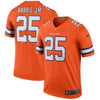 Image of Chris Harris Jr Denver Broncos Color Rush Legend Jersey - Orange 2019