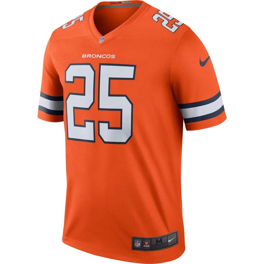 Chris Harris Jr Denver Broncos Color Rush Legend Jersey - Orange 2019
