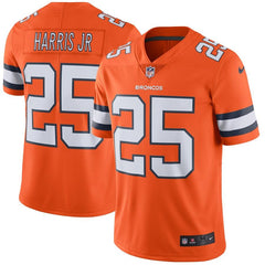 Chris Harris Jr Denver Broncos Vapor Untouchable Color Rush Limited Player Jersey - Orange 2019