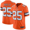 Image of Chris Harris Jr Denver Broncos Vapor Untouchable Color Rush Limited Player Jersey - Orange 2019