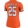 Image of Chris Harris Jr Denver Broncos Women's Color Rush Legend Jersey - Orange 2019