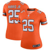 Image of Chris Harris Jr Denver Broncos Women's Color Rush Legend Jersey - Orange 2019