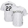 Image of Chris Iannetta Colorado Rockies Majestic Home Cool Base Player Jersey – White 2019
