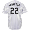 Image of Chris Iannetta Colorado Rockies Majestic Home Cool Base Player Jersey – White 2019
