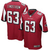 Image of Chris Lindstrom Atlanta Falcons 2019 NFL Draft First Round Pick Game Jersey – Red 2019