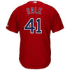 Image of Chris Sale Boston Red Sox Majestic Alternate Cool Base Jersey - Red 2019