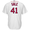Image of Chris Sale Boston Red Sox Majestic Home Cool Base Jersey - White 2019