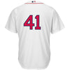 Image of Chris Sale Boston Red Sox Majestic Home Official Cool Base Replica Player Jersey - White 2019