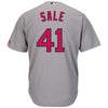 Image of Chris Sale Boston Red Sox Majestic Road Cool Base Jersey - Gray 2019