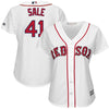Image of Chris Sale Boston Red Sox Majestic Women's Home Cool Base Jersey - White 2019