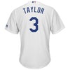 Image of Chris Taylor Los Angeles Dodgers Majestic Cool Base Player Replica Jersey – White 2019