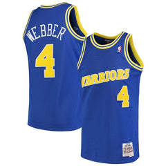 Chris Webber Golden State Warriors Mitchell &amp; Ness 1993-94 Hardwood Classics Swingman Jersey – Royal 2019