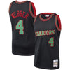 Image of Chris Webber Golden State Warriors Mitchell &amp; Ness Hardwood Classics Christmas Swingan Collection Jersey – Black 2019