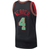 Image of Chris Webber Golden State Warriors Mitchell &amp; Ness Hardwood Classics Christmas Swingan Collection Jersey – Black 2019