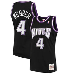 Chris Webber Sacramento Kings Mitchell &amp; Ness 2000-01 Hardwood Classics Swingman Jersey - Black 2019