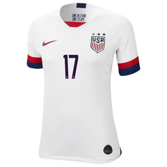 Christen Press USWNT Women's 2019 Home Vapor Match Player Jersey – White 2019