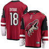 Image of Christian Dvorak Arizona Coyotes Breakaway Player Jersey – Garnet 2019