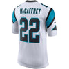 Image of Christian McCaffrey Carolina Panthers Classic Limited Player Jersey – White 2019