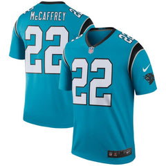 Christian McCaffrey Carolina Panthers Color Rush Legend Jersey - Blue 2019