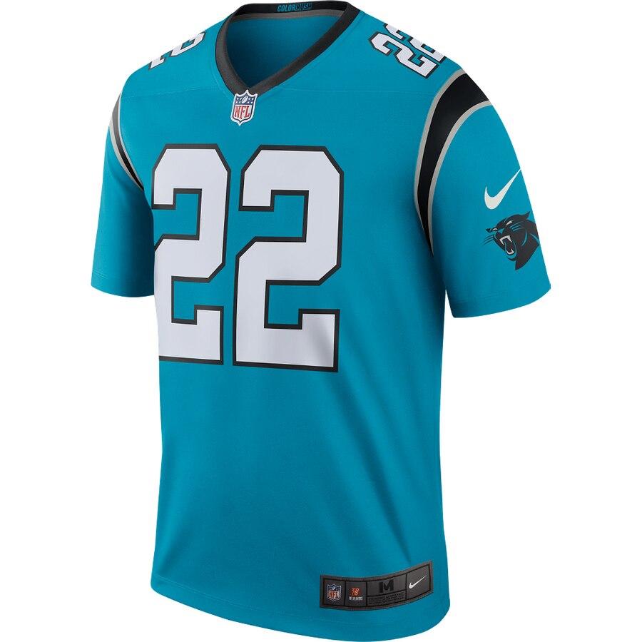 Christian McCaffrey Carolina Panthers Color Rush Legend Jersey - Blue 2019