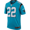 Image of Christian McCaffrey Carolina Panthers Color Rush Legend Jersey - Blue 2019