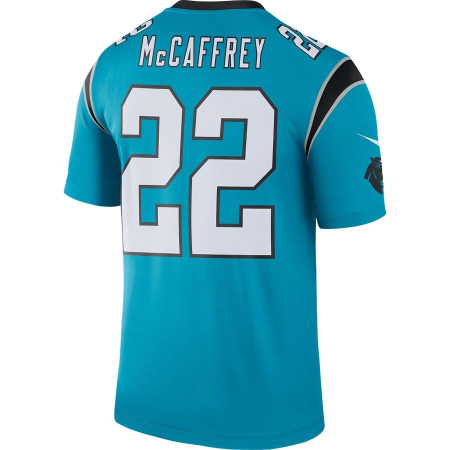 Christian McCaffrey Carolina Panthers Color Rush Legend Jersey - Blue 2019