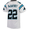 Image of Christian McCaffrey Carolina Panthers Youth Player Game Jersey – White 2019